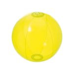 transparante strandbal (diameter 28 cm) 6 panelen - geel
