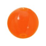 transparante strandbal (diameter 28 cm) 6 panelen - oranje