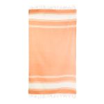 tweekleurig strandlaken 100% katoen 210 g/m2 - oranje