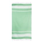 tweekleurig strandlaken 100% katoen 210 g/m2 - groen