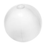 recycled pvc strandbal diameter 40 cm glanzend - wit