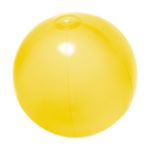 recycled pvc strandbal diameter 40 cm glanzend - geel