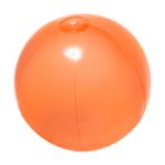 recycled pvc strandbal diameter 40 cm glanzend - oranje