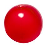recycled pvc strandbal diameter 40 cm glanzend - rood