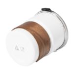 rss reisbeker met handgreep van notenhout 260 ml