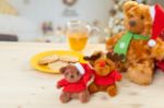 pluche kerst rendier sleutelhanger t-shirt opdruk