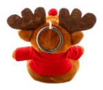pluche kerst rendier sleutelhanger t-shirt opdruk