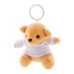 pluche teddybeer sleutelhanger t-shirt opdruk