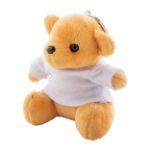 pluche teddybeer sleutelhanger t-shirt opdruk