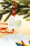 kerstkleurset van 8 stuks kaarten in doos