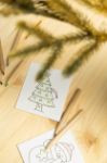 kerstkleurset met boekje en kleurpotloden