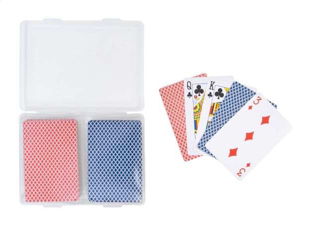 set papieren klassieke speelkaarten recycled pp