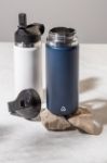 rss geïsoleerde fles 500 ml dubbelwandig en rietje