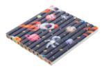 12 stuks rechthoekige houten kleurpotloden set