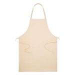 100% katoen schort 180 g/m2 - ecru
