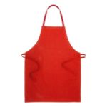 100% katoen schort 180 g/m2 - rood