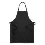 100% katoen schort 180 g/m2 - zwart