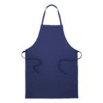 70% recycled katoen en 30% rpet schort 180 g/m2 - marine