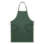 70% recycled katoen en 30% rpet schort 180 g/m2 - groen