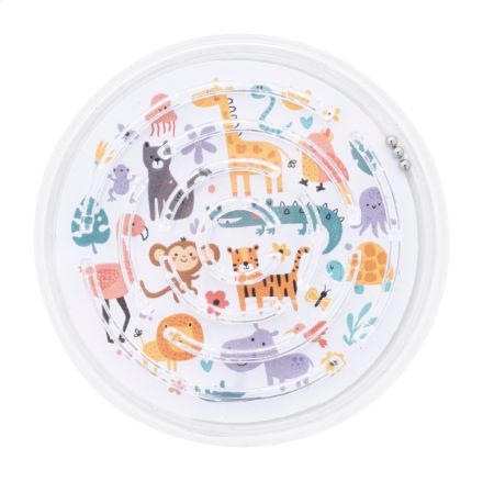 recycled ps labyrintspel met 3 matelen balletjes