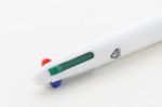 rabs veelkleurige balpen met rubberen grip zwart