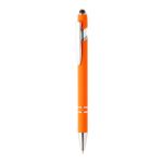 ral balpen en touch screen met blauwe navulling - oranje