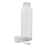 recycled glazen fles 500 ml en siliconen draagband