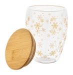 kerst borosilicaat glazen thermo cup 310 ml