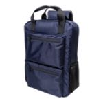 rpet twill rugzak westing met 2 voorzakken rits - marine