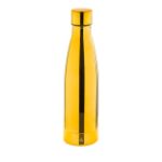 rss koper geïsoleerde fles hoogglans 500 ml - goud