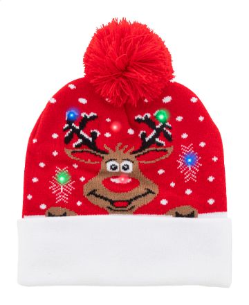 kerst 6 led lampjes wintermuts met 3 lichtmodi - 