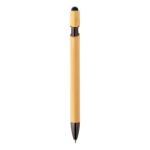 bamboe balpen en touch screen glanzend metallic