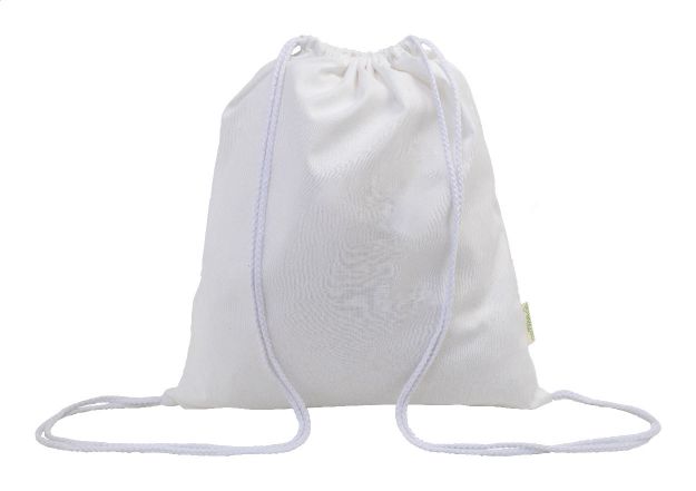 recycled katoenen trekkoord tas 140 g/m2