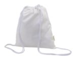 recycled katoenen trekkoord tas 140 g/m2