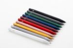 balpen connel ral rubberen behuizing blauw