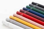 balpen connel ral rubberen behuizing blauw