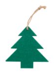 rpet kerstboom ornament met jute touwtje