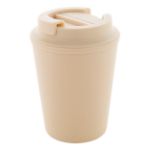 rpp thermosbeker dubbelwandig 300 ml met deksel - ecru