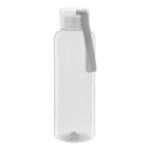 rpet fles 500 ml met siliconen draagband - wit