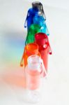 rpet fles 500 ml met siliconen draagband