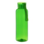 rpet fles 500 ml met siliconen draagband - groen