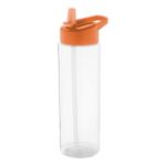rpet bidon 650 ml bpa vrij met fliptop drinkdeksel - oranje