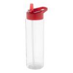 rpet bidon 650 ml bpa vrij met fliptop drinkdeksel - rood