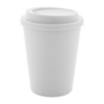 thermosbeker peppulu 300 ml dubbelwandig pp - wit