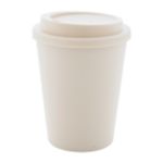 thermosbeker peppulu 300 ml dubbelwandig pp - ecru
