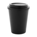 thermosbeker peppulu 300 ml dubbelwandig pp - zwart
