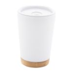 thermobeker dellio 260 ml dubbelwandig bamboe voet