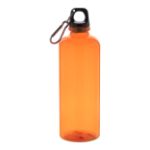 rpet fles repetto 600 ml met aluminium haak - oranje