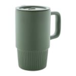 keramische reismok freyja 420 ml matte buitenkant - groen
