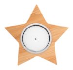 kerst waxinelichthouder plantaardig bamboe houder